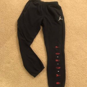 Black Jordan jogger ( size large )
